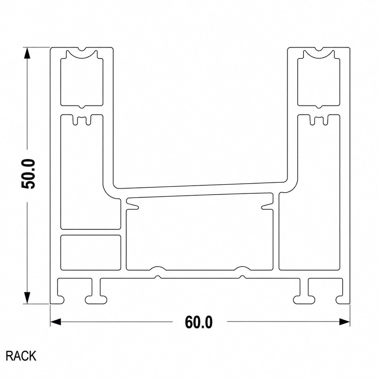 Sliding Frame Two Track