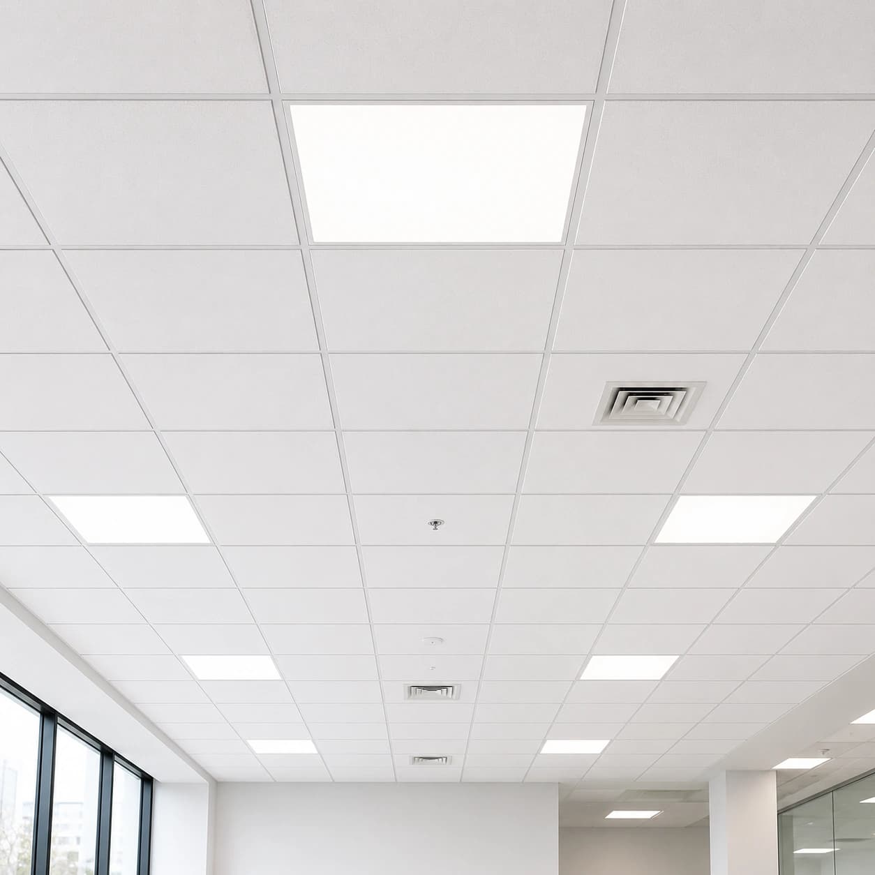 Lay-In Square Ceiling