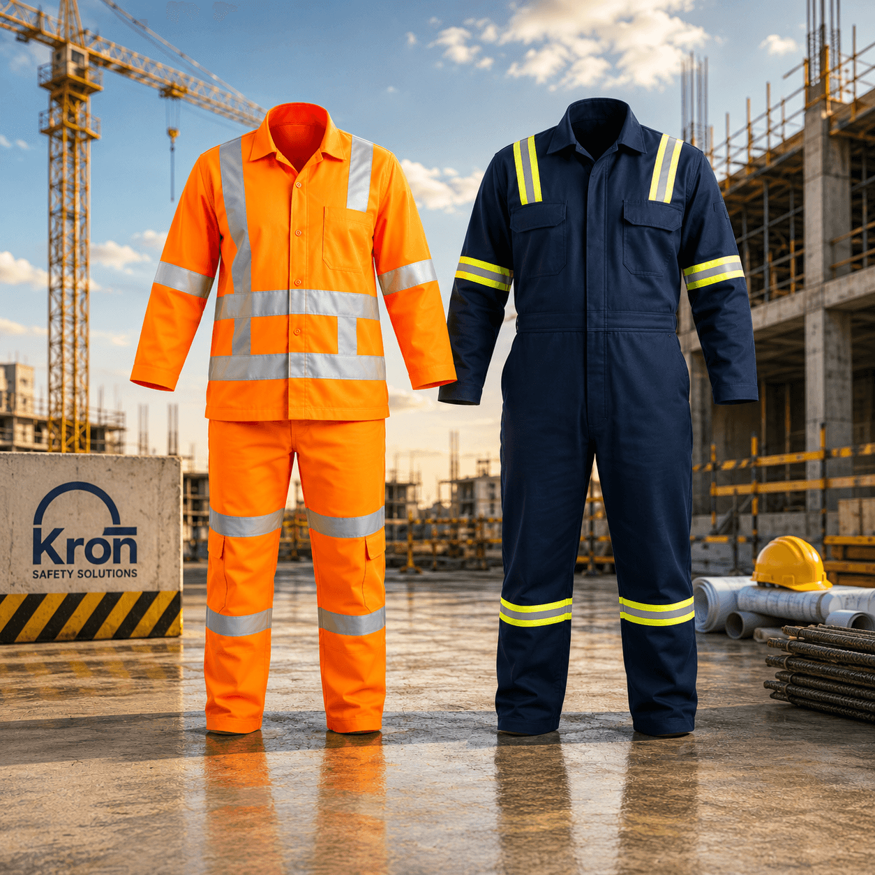KRON High Visibility 100% Cotton Coverall