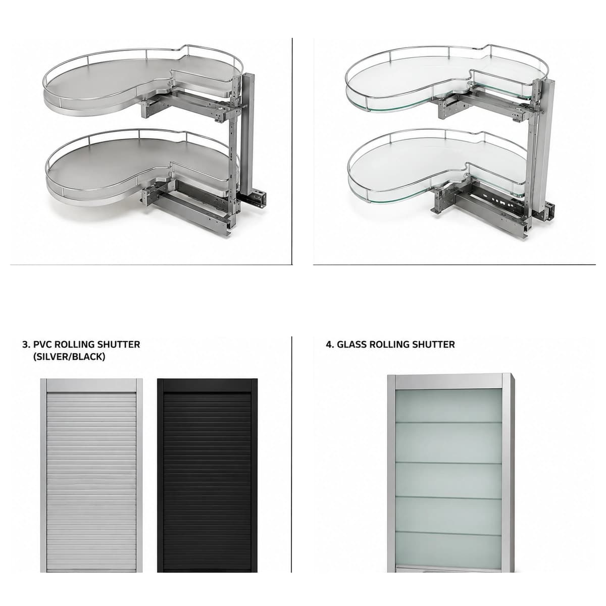 Corner Cabinet Pull-Out Storage System