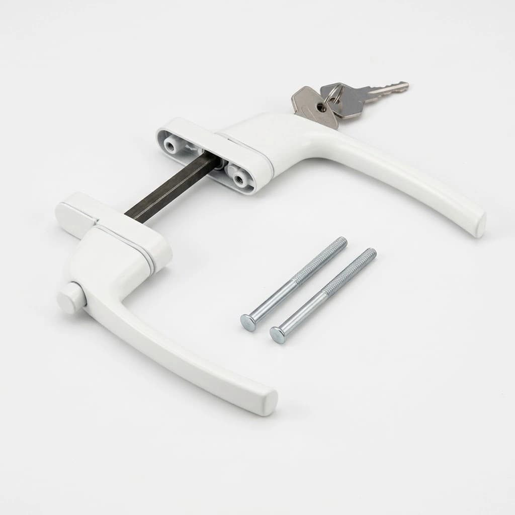 Casement Window Both Side Handle Key + Knob